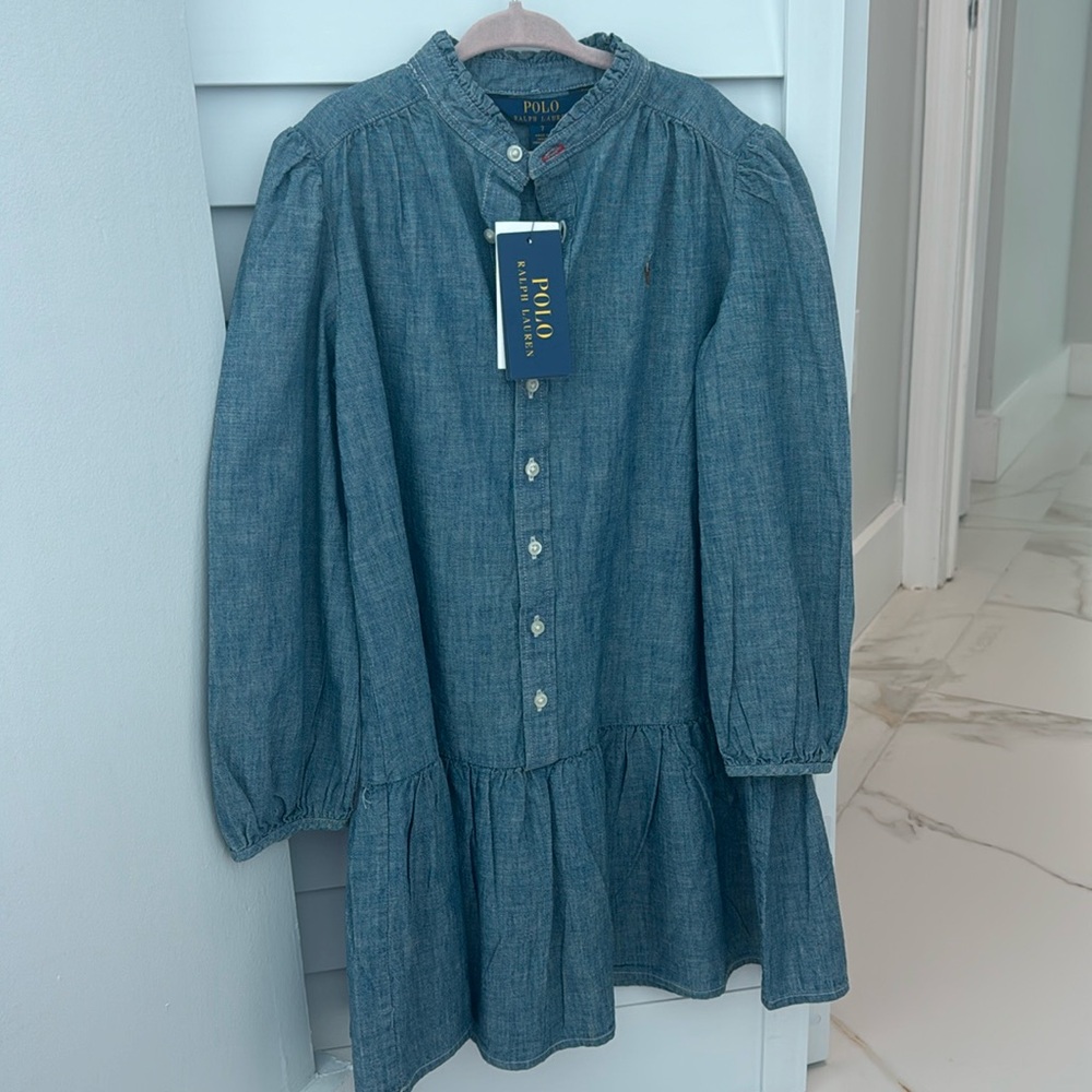 Polo Ralph Lauren Denim Dress for girls